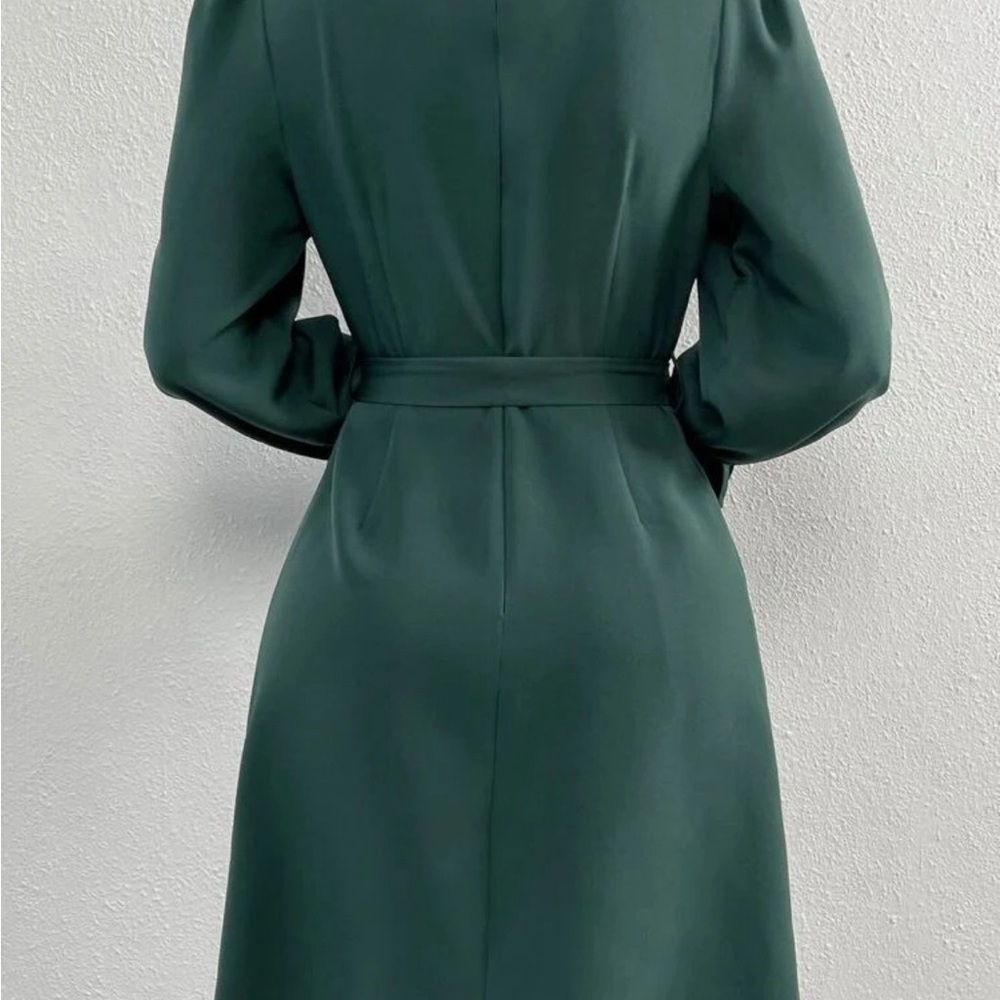 Frenchy Flounce Sleeve Belted Dress 👗 - Picture 2 of 5